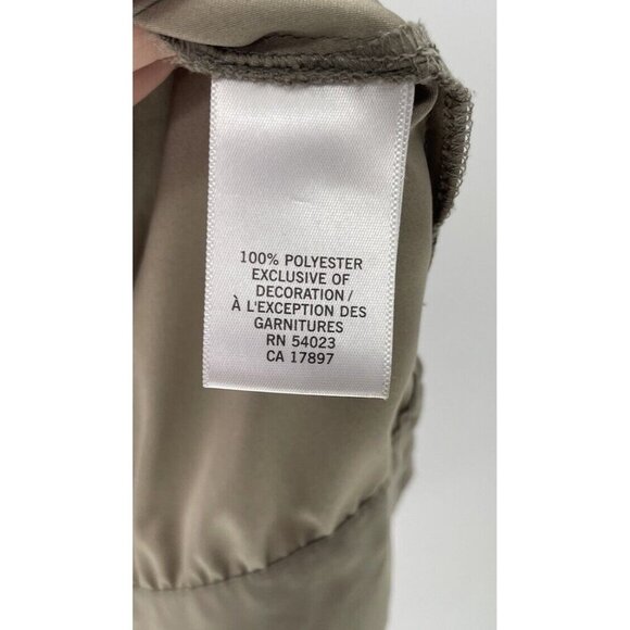 Banana‎ Republic Women’s Greenish Taupe Polyester Embellished Pullover Top Small - Picture 5 of 8